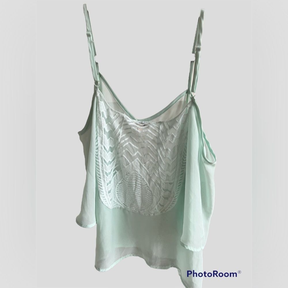 Light mint green Cami with spaghetti straps